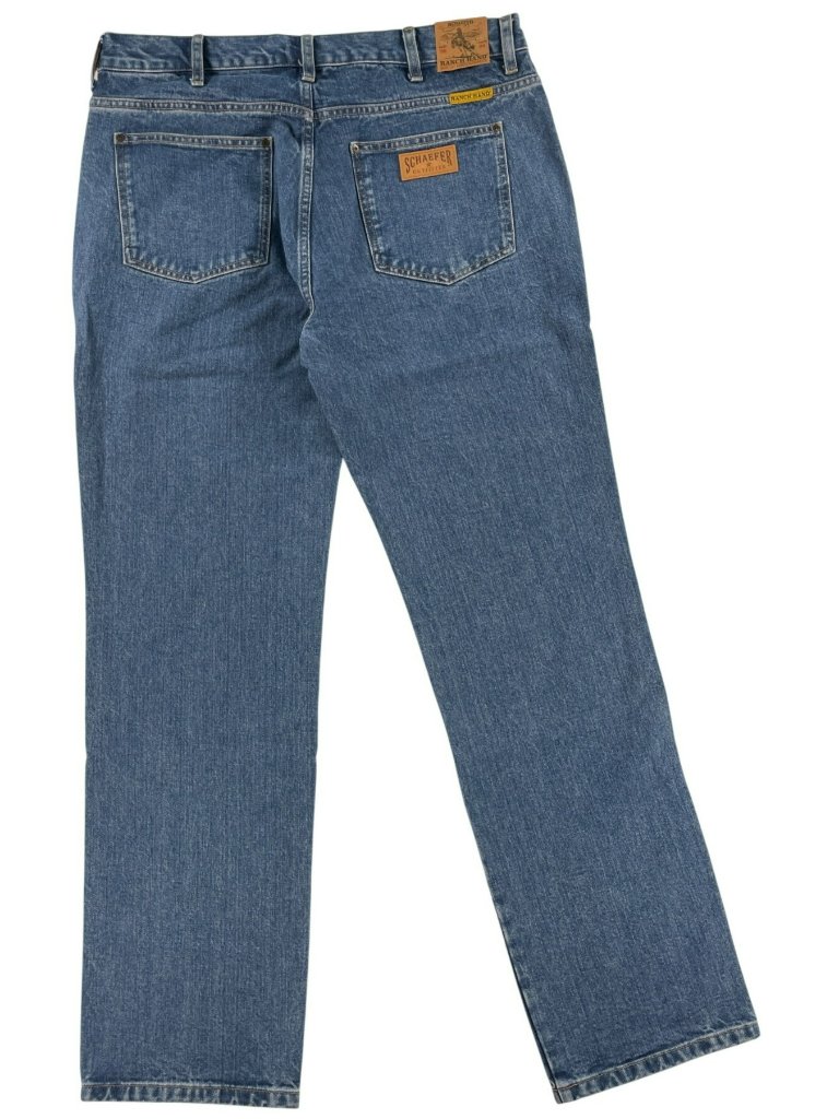 Schaefer Outfitter Jeans Ranch Hand Reserve Dungarees Denim Men's Size 38x34 New — image 2 of 6